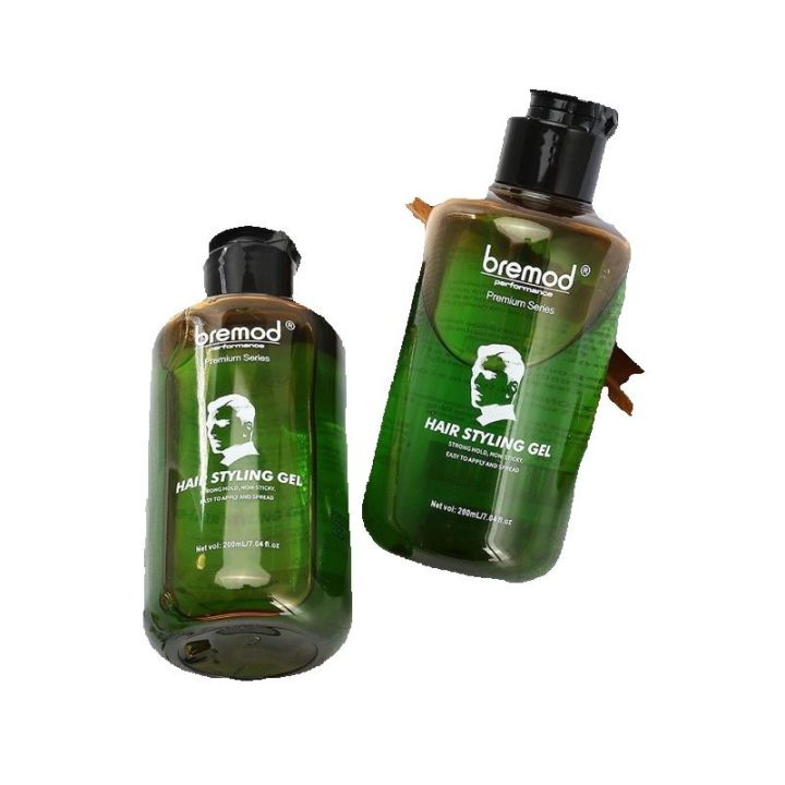 Bremod BRZ004 Premium Series Hair Styling Gel Strong Hold NonSticky