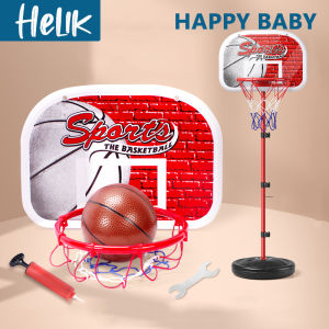 Mainan Ring Bola Basket Anak 145cm Stand Basket Vertikal Set Lengkap Gratis Bola dan Pompa