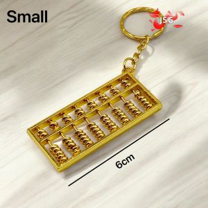 Chinese Lucky Charm Abacus Figurine Chinese Math Calculating for Attract Wealth Luck Abacus Keychain