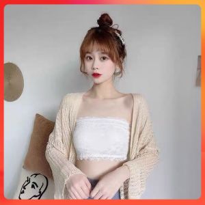 🔥[E004] Áo mặc trong KHÔNG dây REN HOA có đệm mút hàng Quảng Châu cực HOT - kholenqc