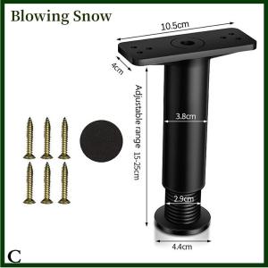 Blowing Telescopic Adjustable Bed Beam Support Foot Reinforced Plastic Furniture Leg Sofa Leg Bed Bottom Load Bearing Bracket