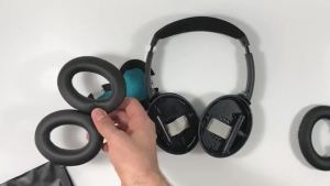 Lambskin Earpads for QC45 QC35ii QC35 QC25 QC15 NC700 Cushions Replacement Ear Pads for Bose QC 45 35 II QC2 AE2 AE2i AE2w SoundLink SoundTrue AE QuietComfort Sheepskin Leather