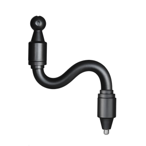 Angle Adjustable Flexible Hose Connection Adapter 17mm Ball Head to 1/4in Adapter Phone Holder Extension Mounts Adapter