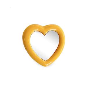 Phong cách họa tiết trái tim giá để điện thoại với gương đa chức năng hình trái tim đứng cho trên đường đi trang điểm & phương tiện truyền thông xem