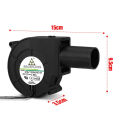 Turbo Fan Mini Blower Model Keong 12V / Turbo Fan Air Flow Blower / Kipas Blower Bbq Mini Untuk Kompor Panggangan Outdoor / Bearing Air Flow Pendingin Cooler Fan / Kipas Blower Dengan Turbin Udara Mini Portable Untuk Bbq Dc 12v. 