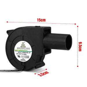 Kipas Blower Bbq Mini Untuk Kompor Panggangan Outdoor 9733 12v 220v 5500 Rpm / Blower Fan Kipas Blower Bbq Ac Turbocharger Portabel Untuk Panggangan Kayu / Ventilasi Udara / Kipas Peniup Arang Bbq Memasak Luar Ruangan