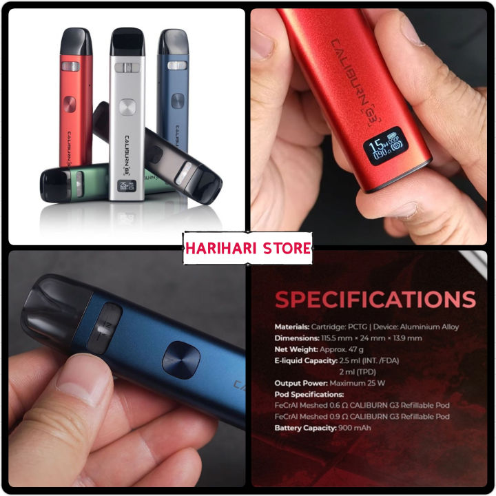 *UWELL CALIBURN G3* ORIGINAL UWELL CALIBURN G3 POD SYSTEM KIT DEVICE