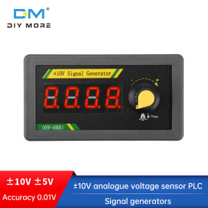 เครื่องกำเนิดแรงดันไฟแสดงผลแบบดิจิตอล4หลัก DC 7-28Vเครื่องกำเนิดสัญญาณอะนาล็อก PLC สามารถปรับได้ ± 10V + 5V/0-10V