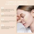 Colored Clay CC Undereye Corrector, Under Eye Concealer with Brush, Dark Circle Defense, Under Eye Color Corrector for Dark Circles (Light-Medium Peach, with brush). 
