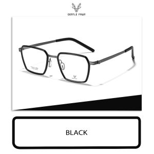 Gentle Fawn Frame Kacamata Titanium Ringan Style Kotak Fashion Pria Wanita Trendy Style Bisa Minus Trendy 2625
