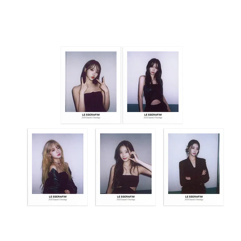 LESSERAFIM Season's Greetings 2024 PhotoCards Sakura Eunchae