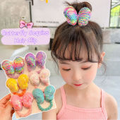 Sequin Bow Hair Rope & Ponytail Rubber Band: Essential Hair Accessories for Girls