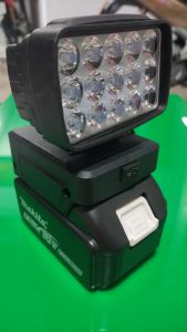 Đèn Led dùng pin Makita công suất cao 15 led siêu sáng cao cấp không bao gồm pin