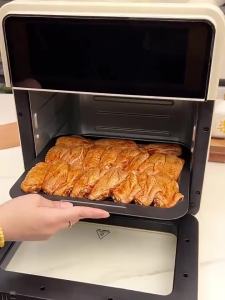 Air fryer household multi-functional electric oven microwave oven multi-layer baking and frying machine
