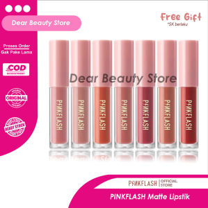 PINKFLASH Matte Lipstik - Pinkflash Lipstik Matte - Pink Flash Lisptik - Lipmatte - Lip Gloss - Glossy - L02