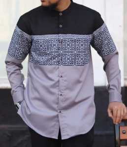 Baju muslim Pria Lengan Panjang Size m- xl ld 108 - 116 bahan toyobo koko rumi