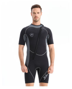SBART One-piece Wetsuit Men 1.5mm Wet Snorkeling Suit Sunblock Surf Diving Suit Warm Wetsuit
