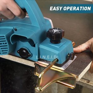 กบไสไม้ กบไฟฟ้า ขนาด 3 นิ้ว รุ่น 1900B กำลัง 580W หน้ากว้าง 82mm กินไม้ลึกได้ 2mm แถมใบกบ 2 ใบ