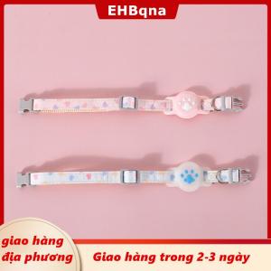 [COD] EHBqna 3PF Ship within 24 hours Vòng cổ thú cưng Hộp đựng thẻ airtag chân mèo bằng silicon Vòng cổ theo dõi chống thất lạc Vòng cổ thú cưng airtag chó con phụ kiện mèo dễ thương katten