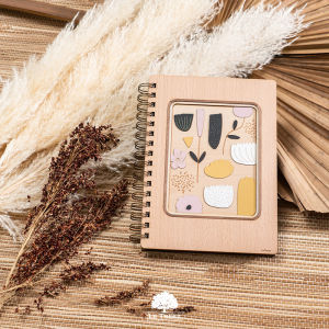 Lifestyle Personalized Name Gift Notebook Diary Calendar Planner Book Note Organizer Souvenir Pen Wooden Hadiah Ready Stock