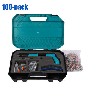 Free 100/50 Nails Nail Gun Manual Steel heavy duty Power Tool Powerful Nail Gun