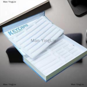 [COD] Man YingLie Keycap Storage Box Tray Mechanical Keyboard Keycap Transparent Dustproof Display Box