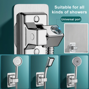 ชั้นวางฝักบัว การป้องกันที่หลากหลาย กันน้ำ กันความชื้น และทนทาน ที่วางฝักบัว ไม่มีการเจาะ