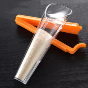 Yeast Measuring Cup With Sealing Clip Clamp Meter Device Accuracy Cake Bread Baking Kitchen Tools