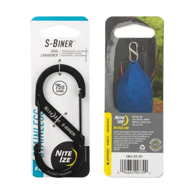 Nite Ize S-Biner Dual Carabiner In Black
