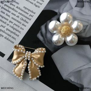 [COD] WEICHENG Bow Brooch Baroque Trendy Elegant Brooch Pins Party Wedding Gifts