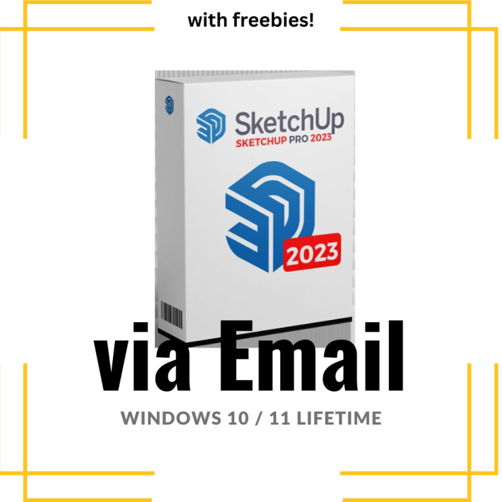 BUNDLED-SketchUp Pro & VRAY 2023 / 2022 - Full Version for Windows 10 / ...