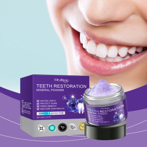 【Periodontal Health Restoration】Purple Mineral Tooth Powder for Tooth Restoration Purple Dental Powder Mineral Stain Removal Periodontal Teeth Cleaning