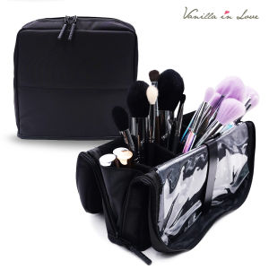 ฺBC19 กระเป๋าใส่แปรงแต่งหน้า Makeup Brush Bag ผ้าไนล่อน แบบตั้งได้
