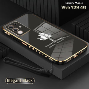 Promo Case Vivo Y29 4G Softcase Maple Plating Pelindung Back Cover