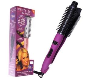 COD 2 in 1 Hair Straightener Negative Ion Anti-Scalding Hairbrush Curly Designer Comb