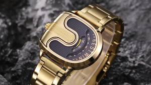 Foreign Trade Cross-Border Wholesale Mens Watches Male Trendy Doctoral Pass BESTWIN Gold U Fashionable Mens Watches Wholesale