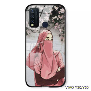 Softcase Glass Kaca Vivo Y30 Y30i Y50 - J39 - Casing Hp Vivo Y30 Y30i Y50  - Pelindung hp Vivo Y30 Y30i Y50  - Case Handphone Vivo Y30 Y30i Y50