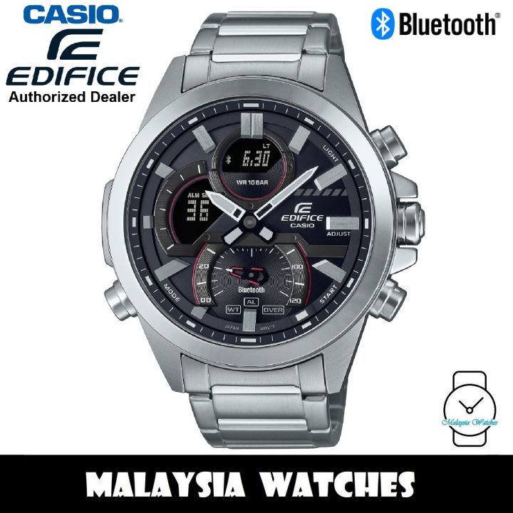 OFFICIAL WARRANTY) Casio Edifice ECB-30D-1A Quartz Chronograph