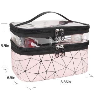 MAGEFY Tas Kosmetik Perjalanan Wanita Serbaguna Lipat Tas Penyimpanan Cuci Tahan Air Pouch Make Up 1264