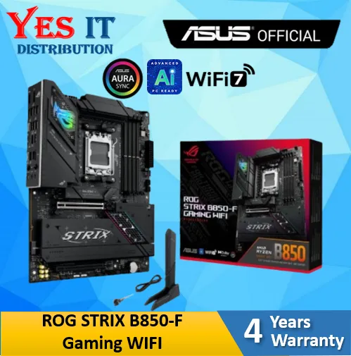 Asus ROG STRIX B850-F GAMING WIFI (AM5, AMD 7000,8000,9000 Series, DDR5 ...