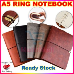 Notebook A5 Ring Cover | PU Leather|Notebook for writing| Note| Notebook Dairy| Writing Notebook| Handwriting Notebook| Business NotebooklNotebook for Officel Notebook
