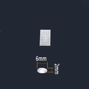 Self Adhesive Mute Door Stopper Transparent Silicone Anti-Collision Pads Cabinet Bumpers Damper Buffer Furniture Wall Protector