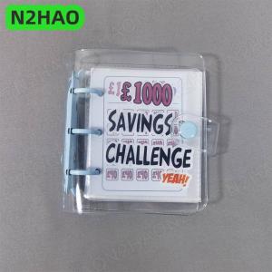 ซื้อ 1 ชิ้นลด 10 บาท £ บันทึกความท้าทายสมุดประหยัดเงิน1000สมุดโน้ตแบบพกพาขนาดเล็กช่วยประหยัดเงินสมุดโน้ตทรงหลวม