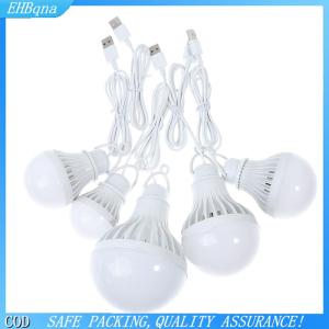 [COD] LED Lantern Portable Camping Lamp Mini Bulb LED USB Power 3W 5W 7W 9W 12W