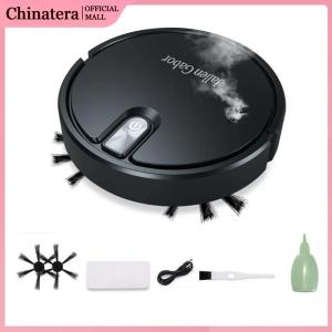 Smart Robot Vacuum Cleaner Rechargeable Household Cleaner with Suction for Hard Floor Pet Hair Carpet