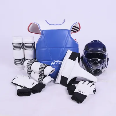SOLOMAN 14 in 1 Taekwondo Protective Gear Taekwondo Armor Children Comition Set Taekwondo Equipment Accessories Set