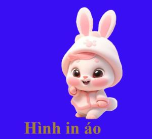 Hình ủi ép nhiệt-hình in áo THỎ CON in áo trẻ em -ủi trực lên vảiáo bằng bàn ủibàn làhình in thiết kế rất đẹp-Gía khuyến mãi-OCEANCOLOR.CLO-LUCK