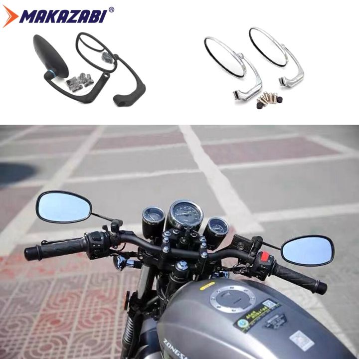 Motorcycle Rearview Side Mirror Round Retro Modified Motorbike