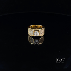 N1219 Nhẫn nam có lót lòng đính đá CZ cao cấp JOJO