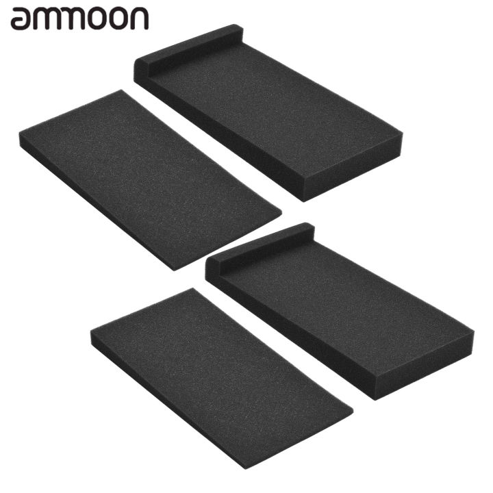 2 Packs High Density Acoustic Isolation Foam Isolation Pads 27 * 14cm